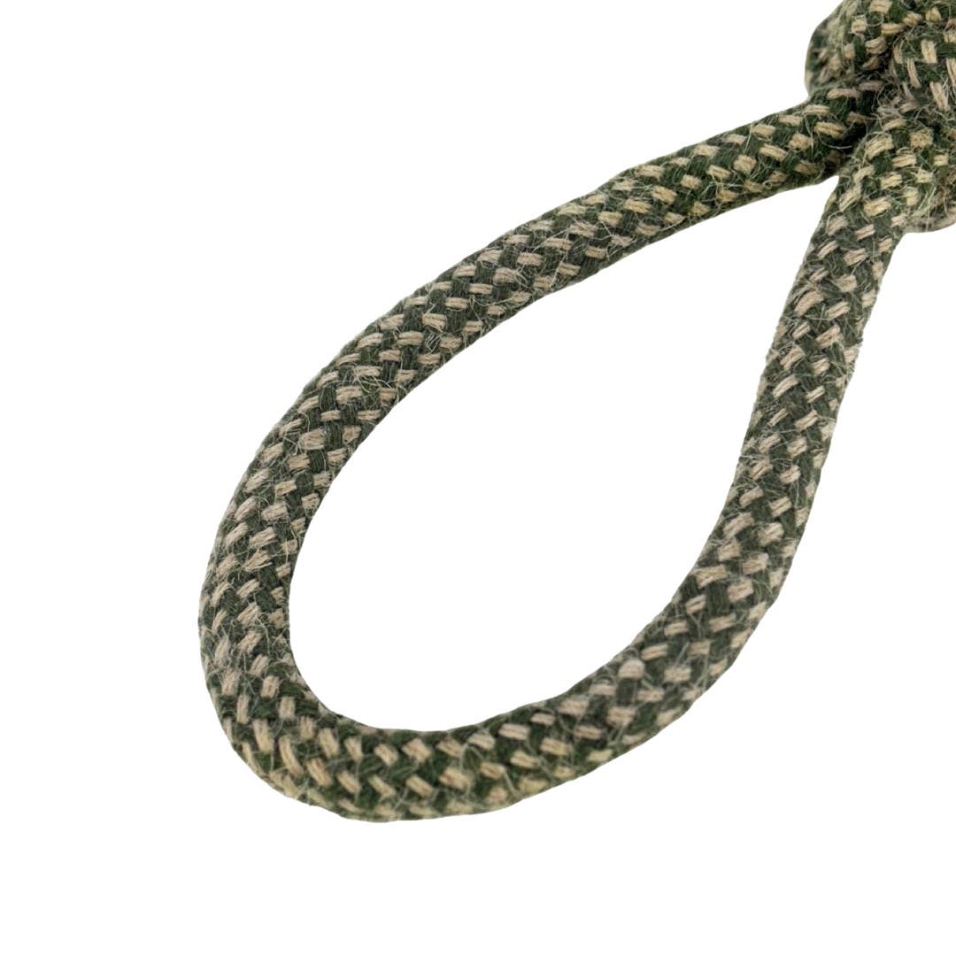 HugglePets  Legacy Hemp Knotted Log Dog Toy