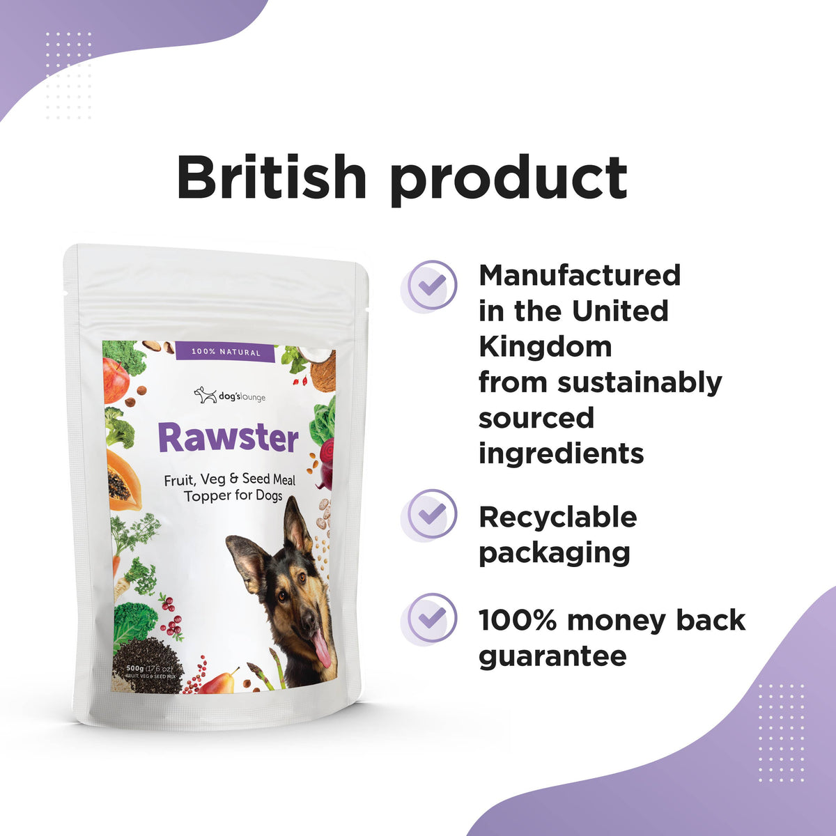 RAWSTER – Raw & Fresh Feeding Dog Supplement