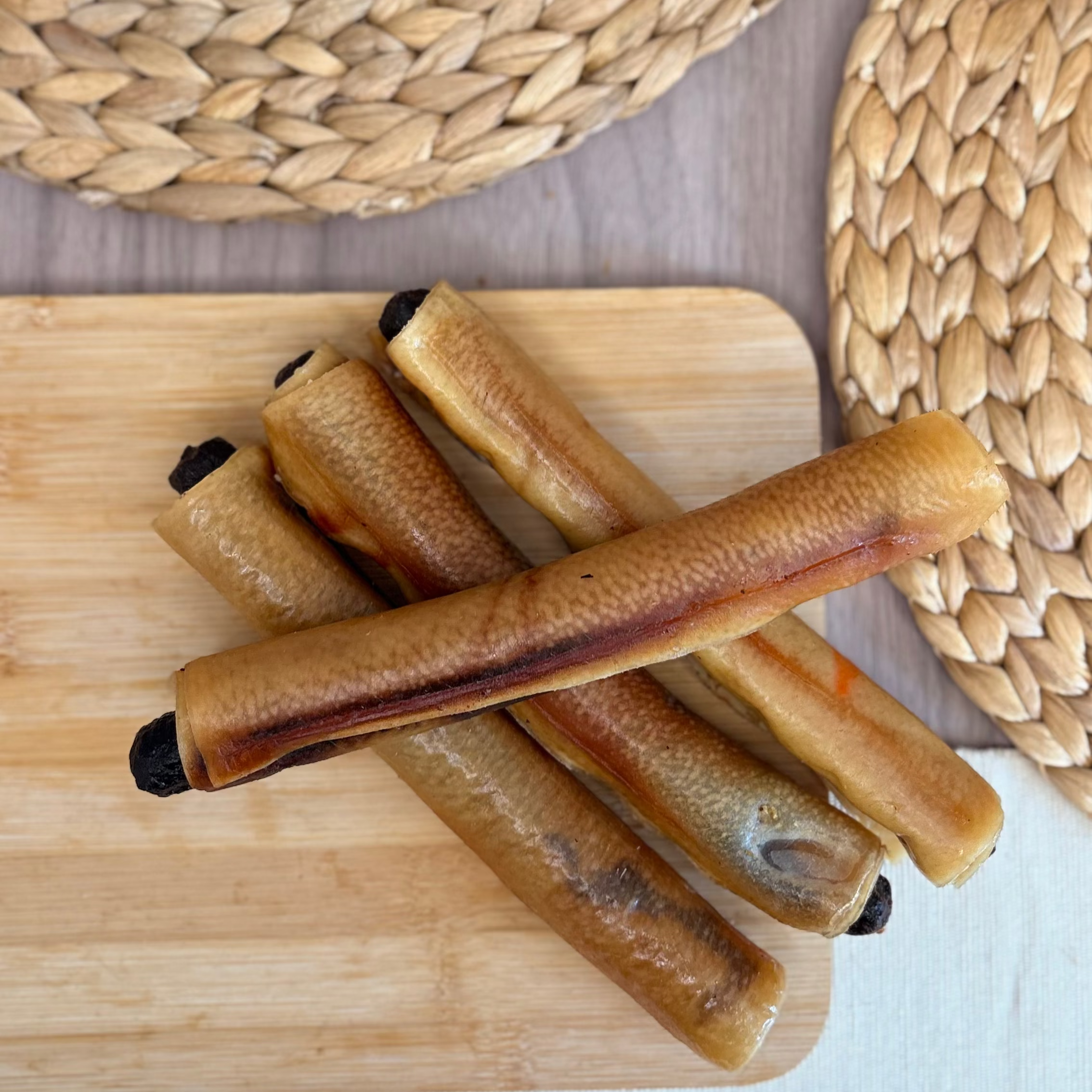 Chicken Sausage Wrapped In Pork