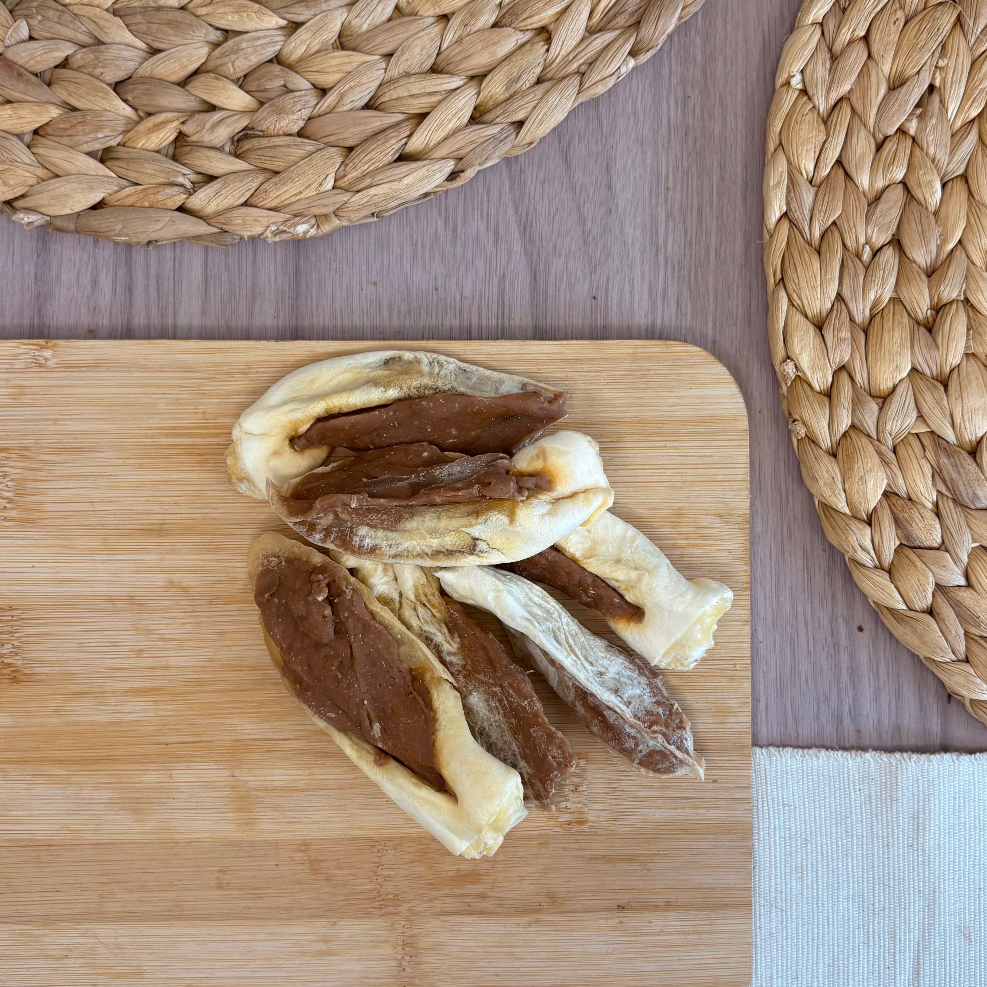 Rabbit Ears Wrapped in Venison