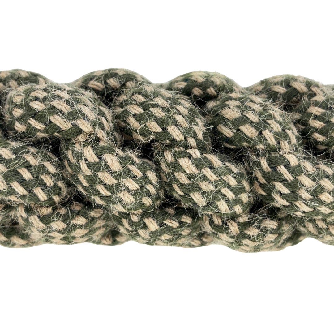 HugglePets  Legacy Hemp Knotted Log Dog Toy