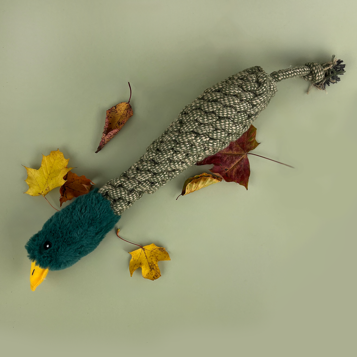 HugglePets Legacy Ropey Mallard (Martha) Dog Toy