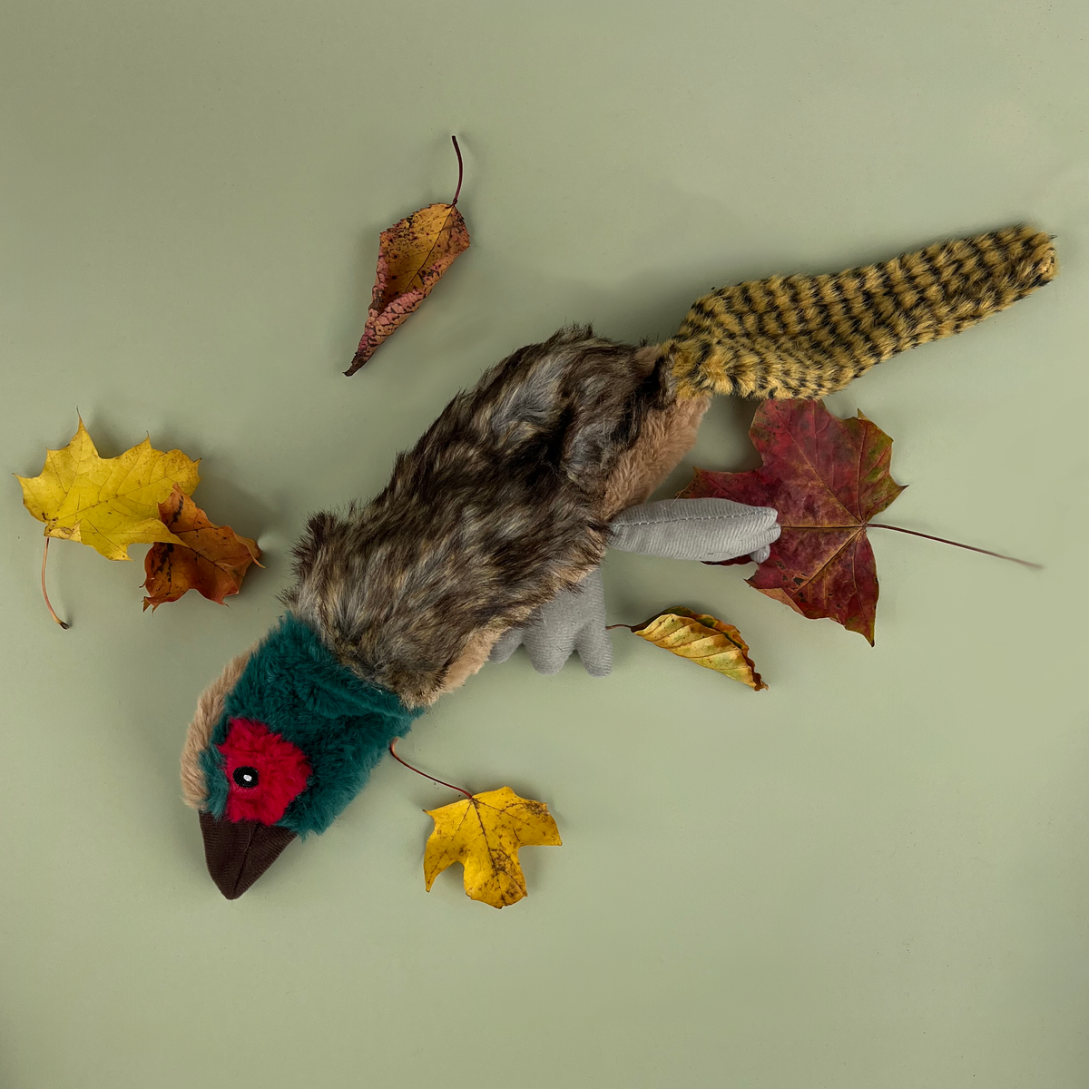 HugglePets Legacy Unstuffed Pheasant (Paul) Dog Toy